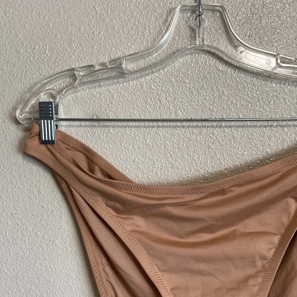 SKIMS Signature Swim Cheeky Tanga Bottoms in Ochre (Size 2X)